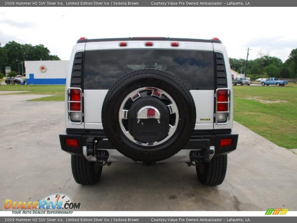 2009 Hummer H2 SUV Silver Ice Limited Edition Silver Ice / Sedona Brown Photo #3
