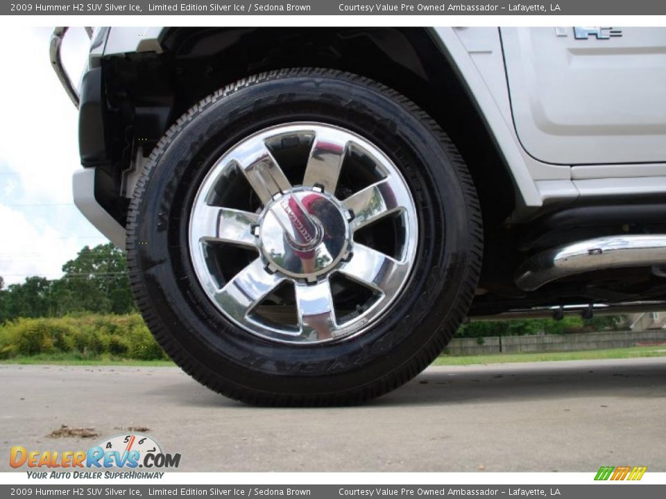 2009 Hummer H2 SUV Silver Ice Wheel Photo #34