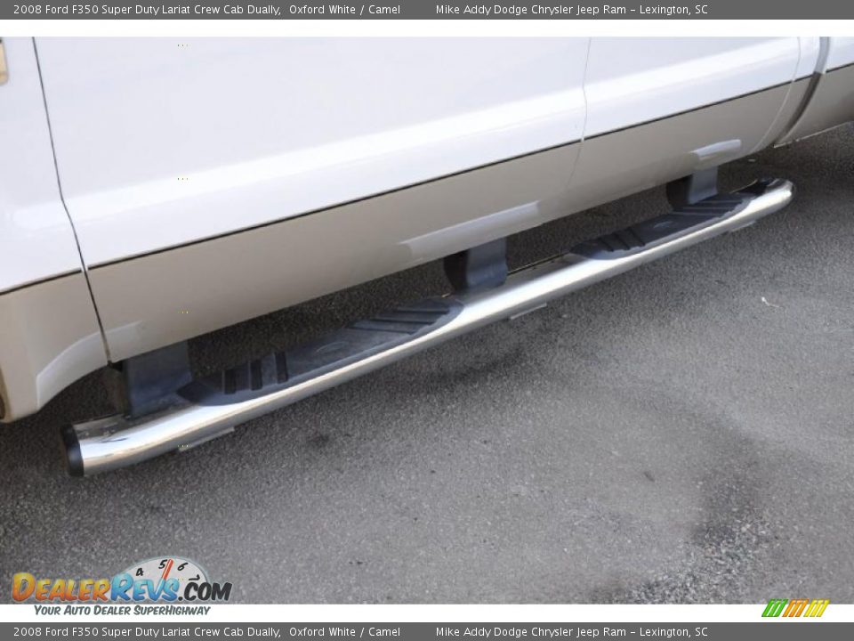 2008 Ford F350 Super Duty Lariat Crew Cab Dually Oxford White / Camel Photo #5