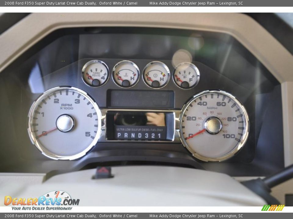 2008 Ford F350 Super Duty Lariat Crew Cab Dually Gauges Photo #12