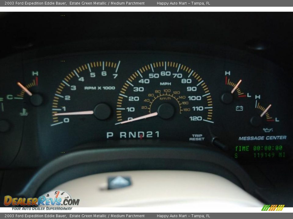 2003 Ford Expedition Eddie Bauer Gauges Photo #15