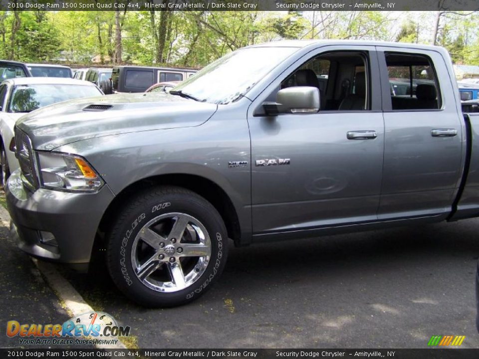 2010 Dodge Ram 1500 Sport Quad Cab 4x4 Mineral Gray Metallic / Dark Slate Gray Photo #1