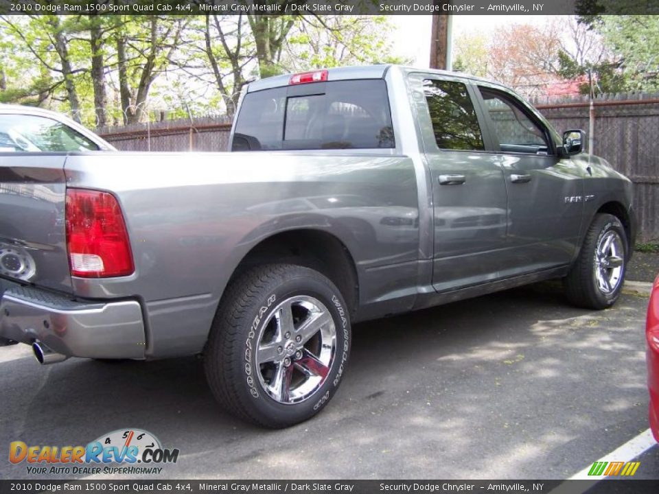 2010 Dodge Ram 1500 Sport Quad Cab 4x4 Mineral Gray Metallic / Dark Slate Gray Photo #3