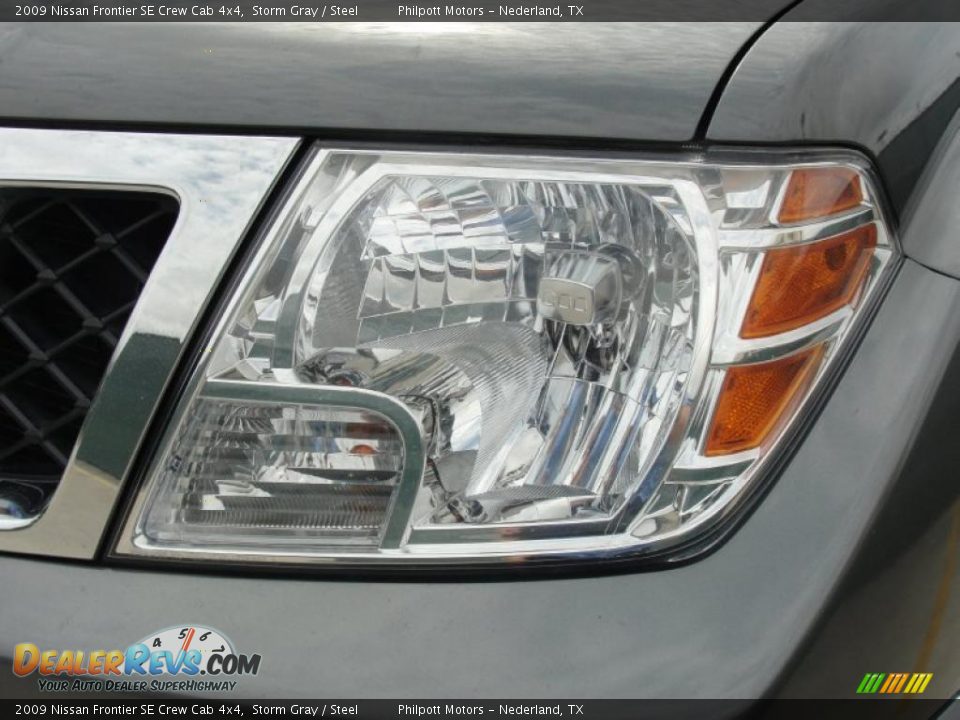 2009 Nissan Frontier SE Crew Cab 4x4 Storm Gray / Steel Photo #10