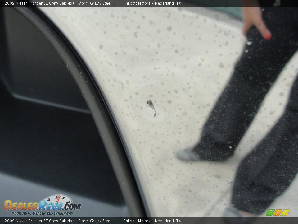 2009 Nissan Frontier SE Crew Cab 4x4 Storm Gray / Steel Photo #12