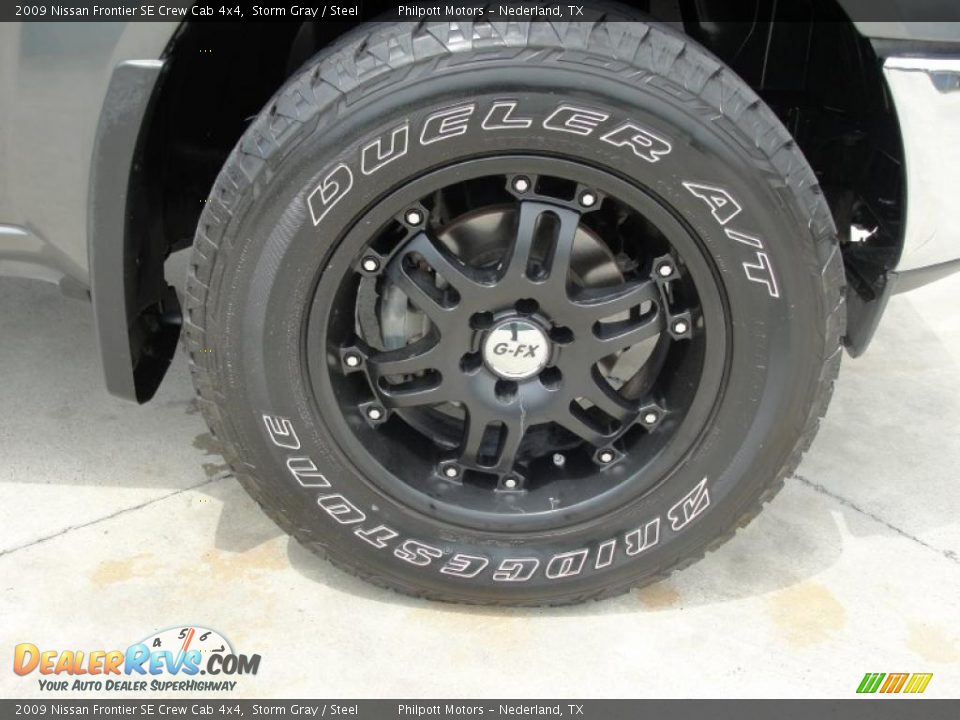 Custom Wheels of 2009 Nissan Frontier SE Crew Cab 4x4 Photo #17