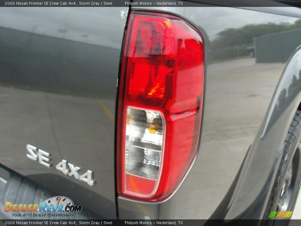 2009 Nissan Frontier SE Crew Cab 4x4 Storm Gray / Steel Photo #20