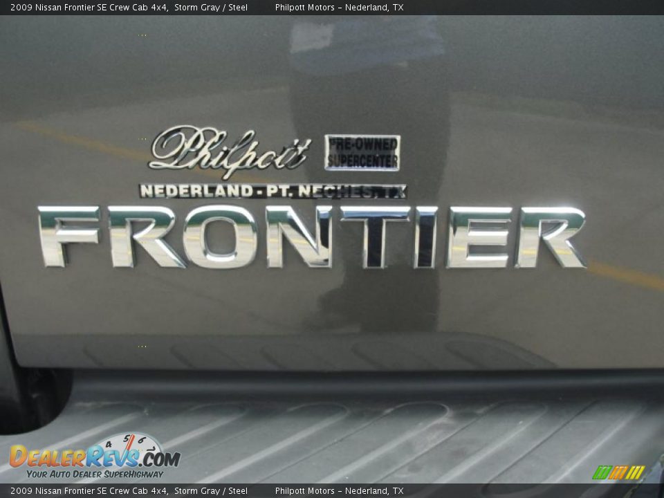 2009 Nissan Frontier SE Crew Cab 4x4 Storm Gray / Steel Photo #23