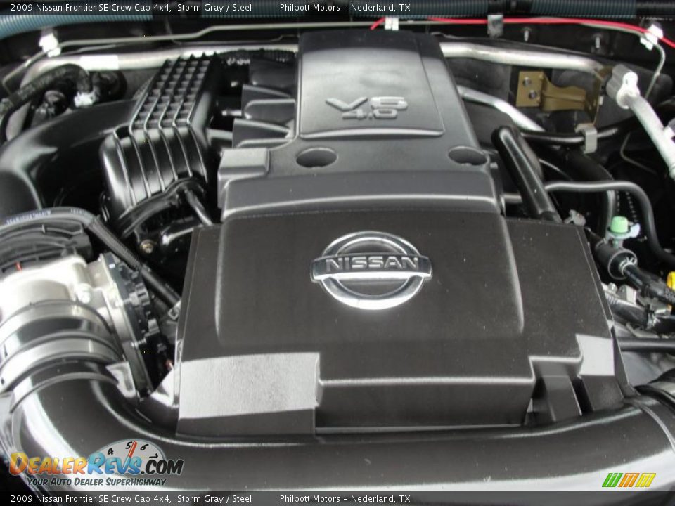 2009 Nissan Frontier SE Crew Cab 4x4 4.0 Liter DOHC 24-Valve VVT V6 Engine Photo #27