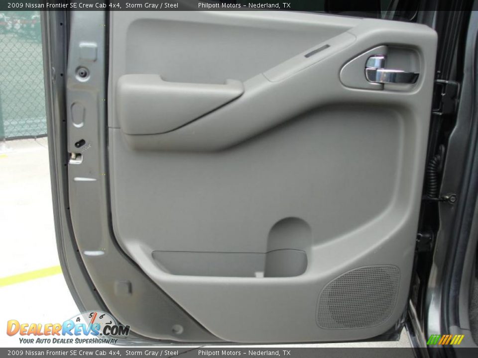 2009 Nissan Frontier SE Crew Cab 4x4 Storm Gray / Steel Photo #34