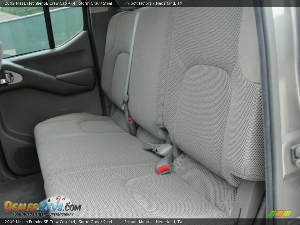 2009 Nissan Frontier SE Crew Cab 4x4 Storm Gray / Steel Photo #35