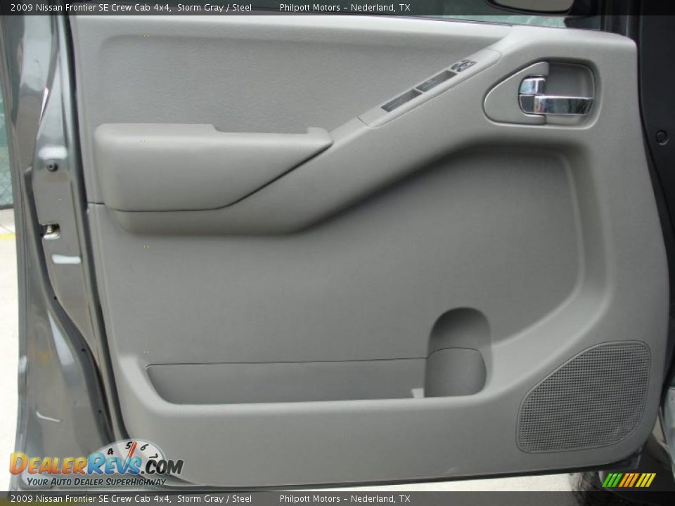 2009 Nissan Frontier SE Crew Cab 4x4 Storm Gray / Steel Photo #36