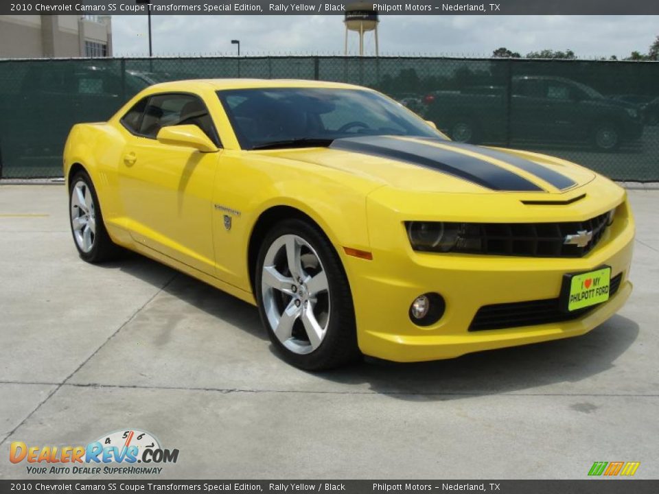 2010 Chevrolet Camaro SS Coupe Transformers Special Edition Rally Yellow / Black Photo #1