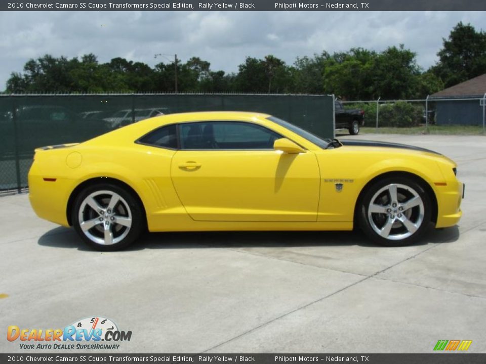 Rally Yellow 2010 Chevrolet Camaro SS Coupe Transformers Special Edition Photo #2