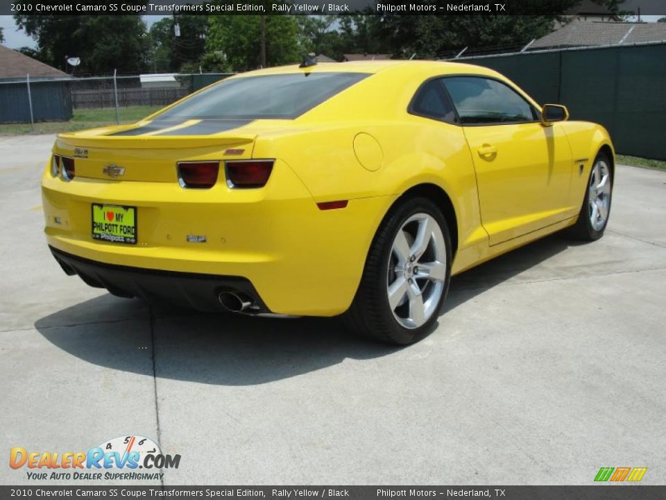 2010 Chevrolet Camaro SS Coupe Transformers Special Edition Rally Yellow / Black Photo #3