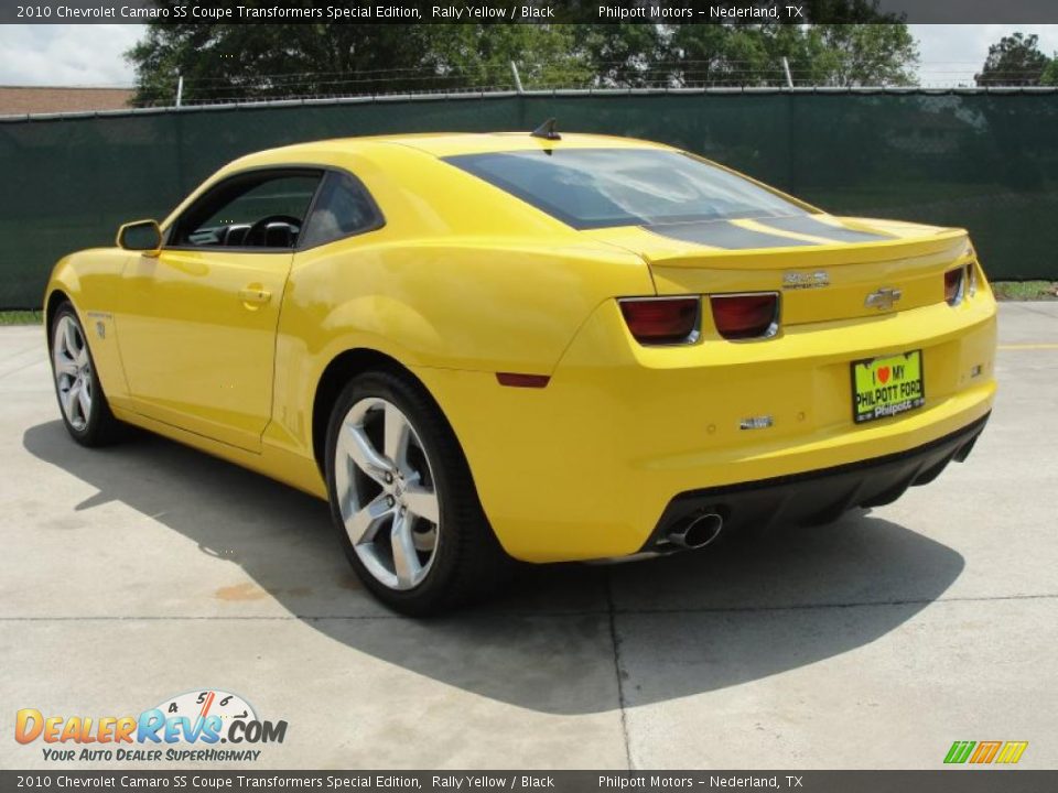 2010 Chevrolet Camaro SS Coupe Transformers Special Edition Rally Yellow / Black Photo #5