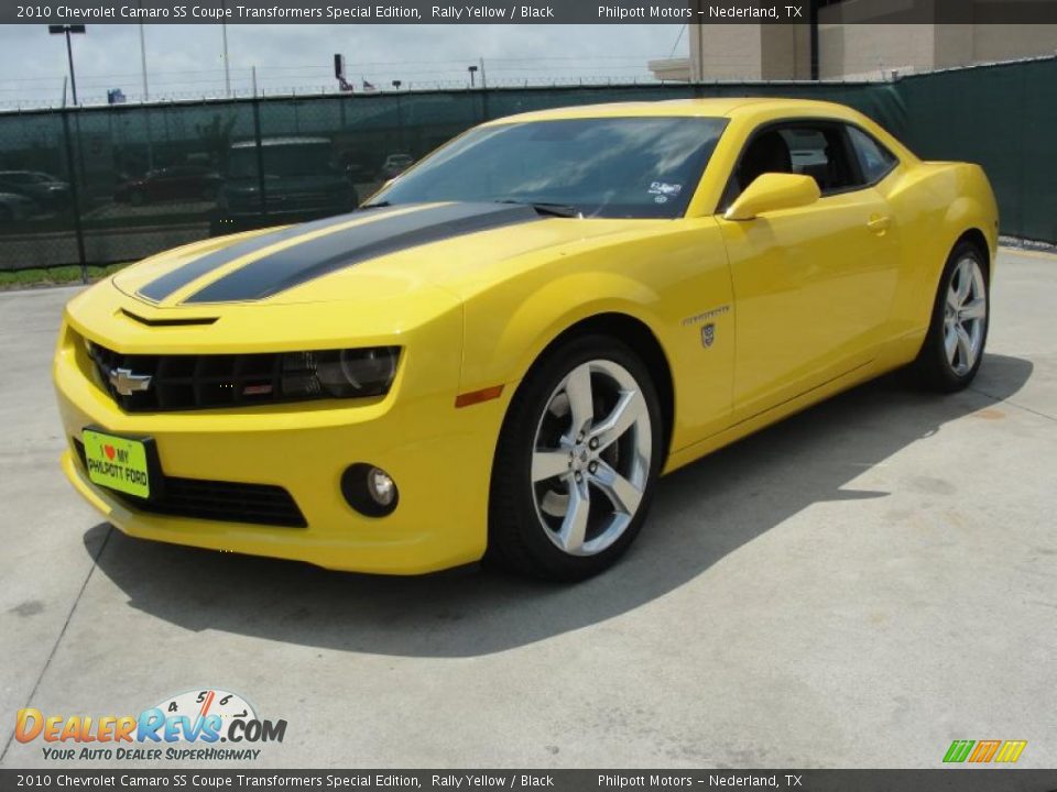 2010 Chevrolet Camaro SS Coupe Transformers Special Edition Rally Yellow / Black Photo #7