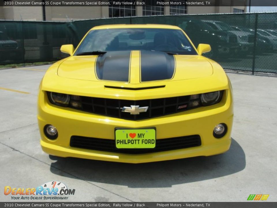 2010 Chevrolet Camaro SS Coupe Transformers Special Edition Rally Yellow / Black Photo #8