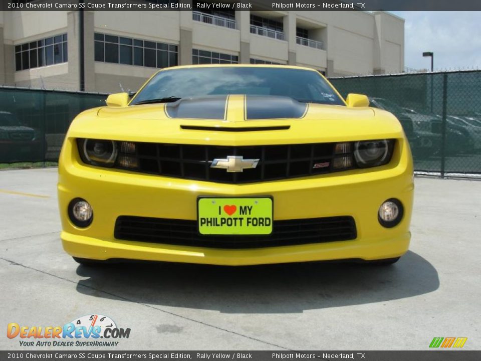2010 Chevrolet Camaro SS Coupe Transformers Special Edition Rally Yellow / Black Photo #9