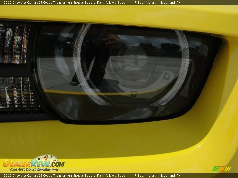2010 Chevrolet Camaro SS Coupe Transformers Special Edition Rally Yellow / Black Photo #10