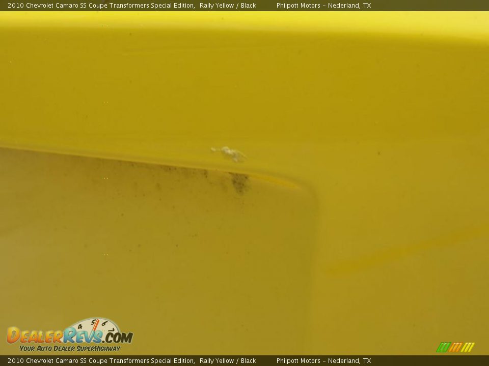 2010 Chevrolet Camaro SS Coupe Transformers Special Edition Rally Yellow / Black Photo #26