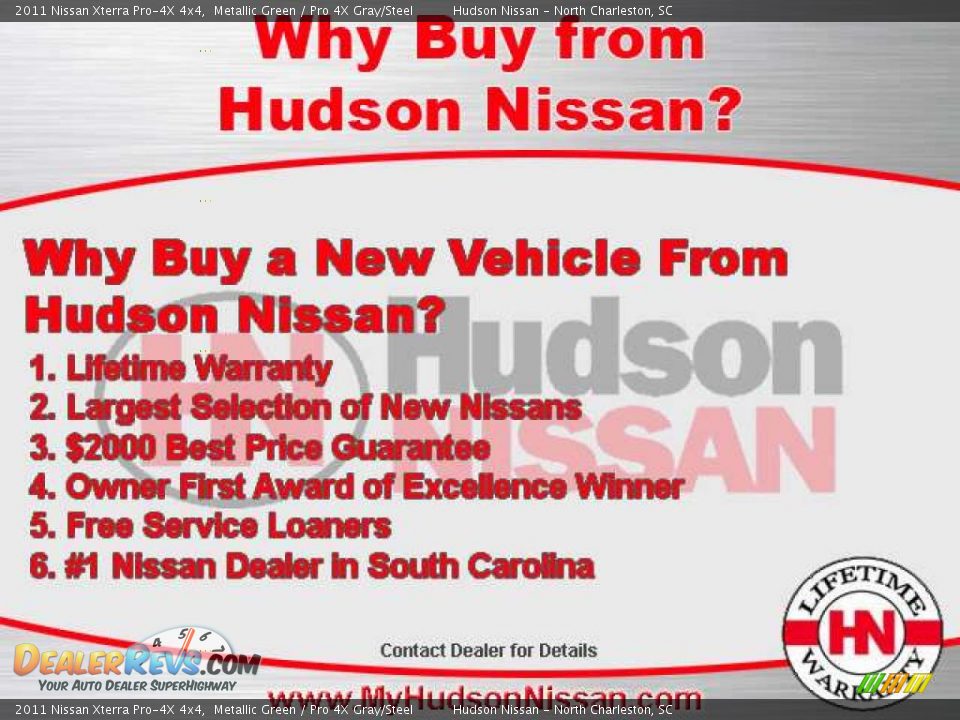 2011 Nissan Xterra Pro-4X 4x4 Metallic Green / Pro 4X Gray/Steel Photo #2