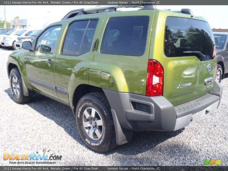 Metallic Green 2011 Nissan Xterra Pro-4X 4x4 Photo #3