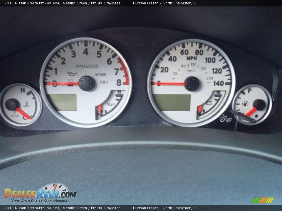 2011 Nissan Xterra Pro-4X 4x4 Gauges Photo #7