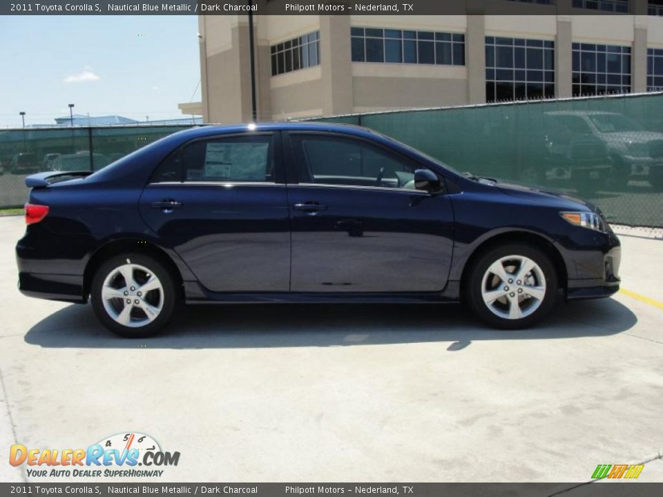 Nautical Blue Metallic 2011 Toyota Corolla S Photo #2
