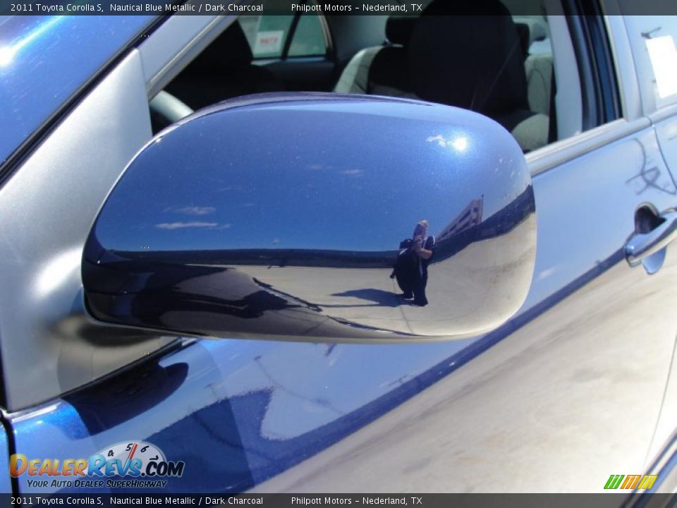 2011 Toyota Corolla S Nautical Blue Metallic / Dark Charcoal Photo #12