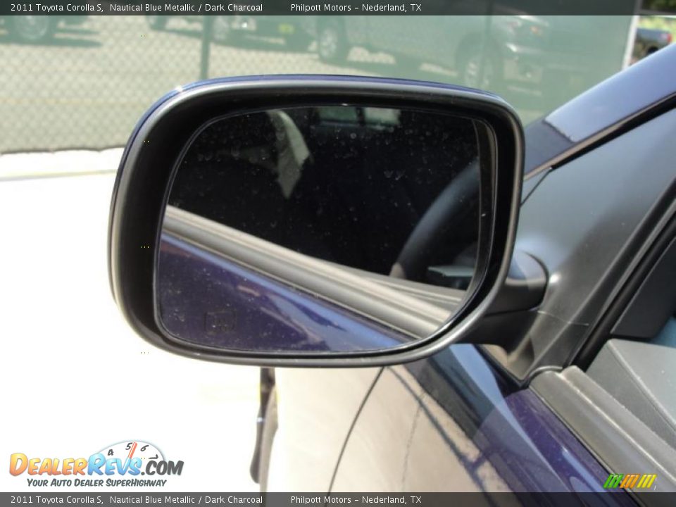 2011 Toyota Corolla S Nautical Blue Metallic / Dark Charcoal Photo #13