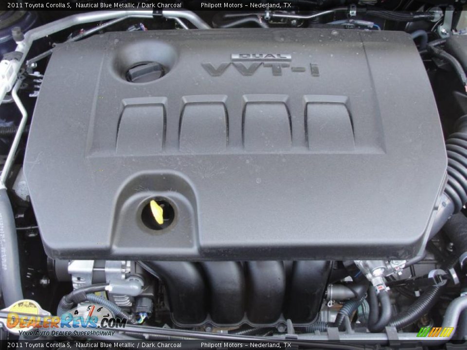 2011 Toyota Corolla S Nautical Blue Metallic / Dark Charcoal Photo #19