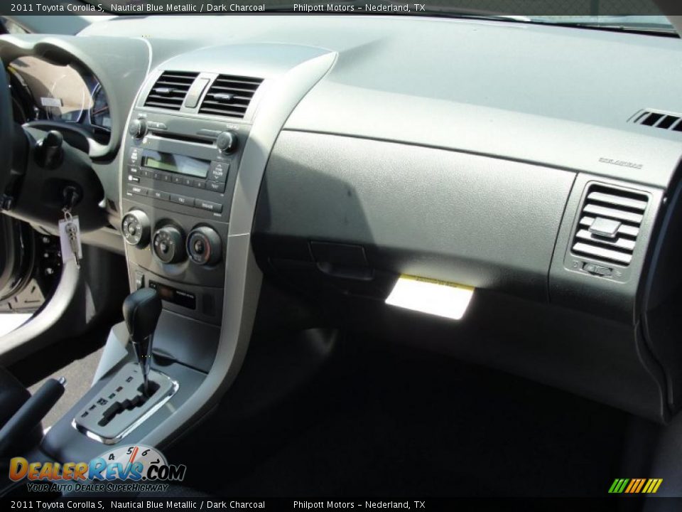 2011 Toyota Corolla S Nautical Blue Metallic / Dark Charcoal Photo #20