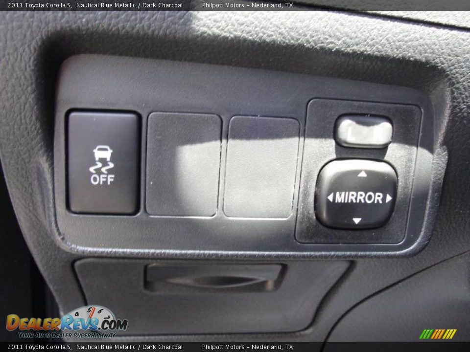 2011 Toyota Corolla S Nautical Blue Metallic / Dark Charcoal Photo #36