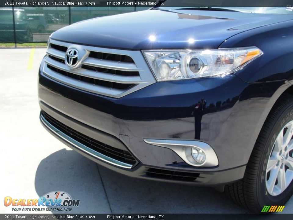 2011 Toyota Highlander Nautical Blue Pearl / Ash Photo #10