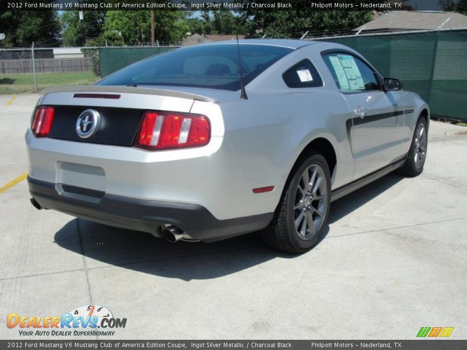 Ingot Silver Metallic 2012 Ford Mustang V6 Mustang Club of America Edition Coupe Photo #3