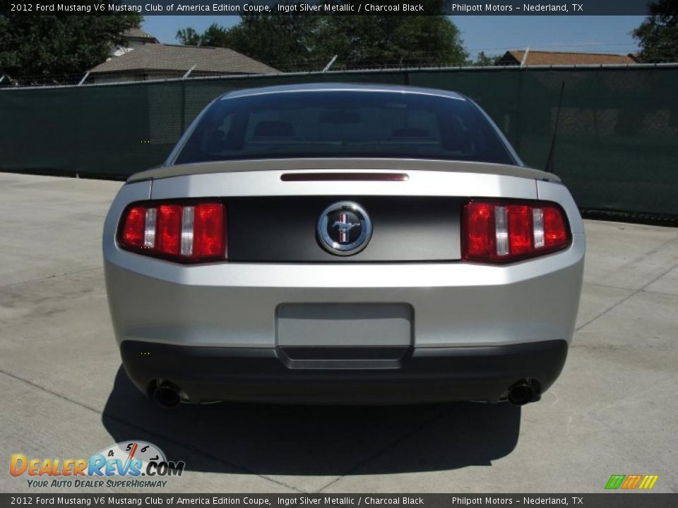 2012 Ford Mustang V6 Mustang Club of America Edition Coupe Ingot Silver Metallic / Charcoal Black Photo #4