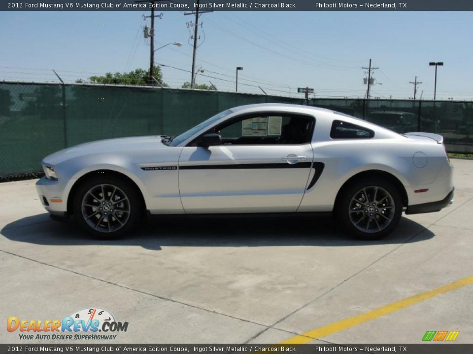 2012 Ford Mustang V6 Mustang Club of America Edition Coupe Ingot Silver Metallic / Charcoal Black Photo #6