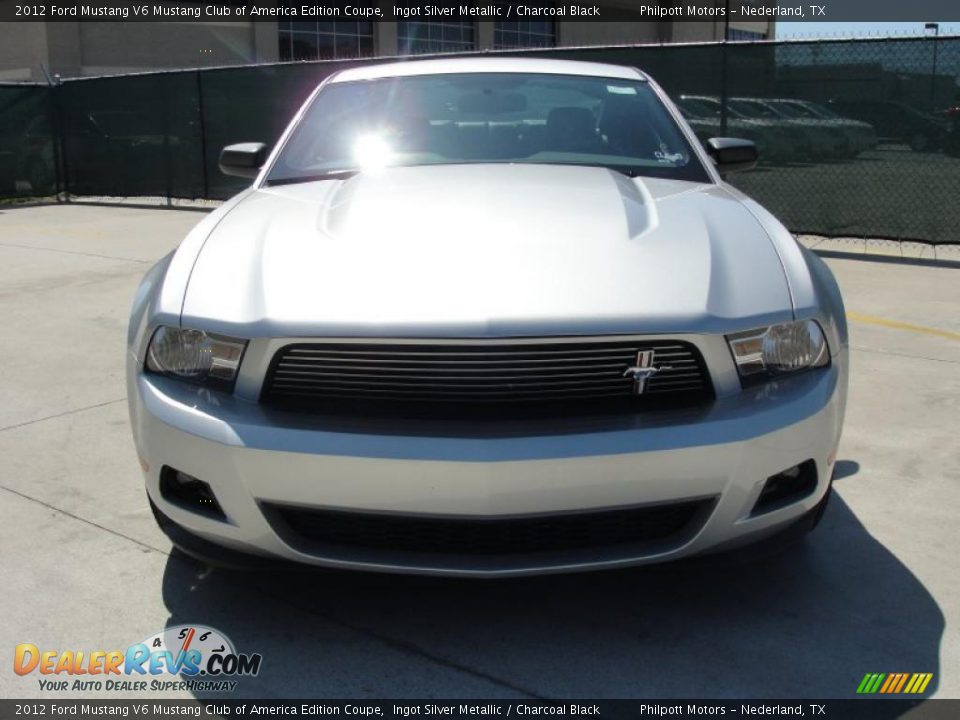 2012 Ford Mustang V6 Mustang Club of America Edition Coupe Ingot Silver Metallic / Charcoal Black Photo #8