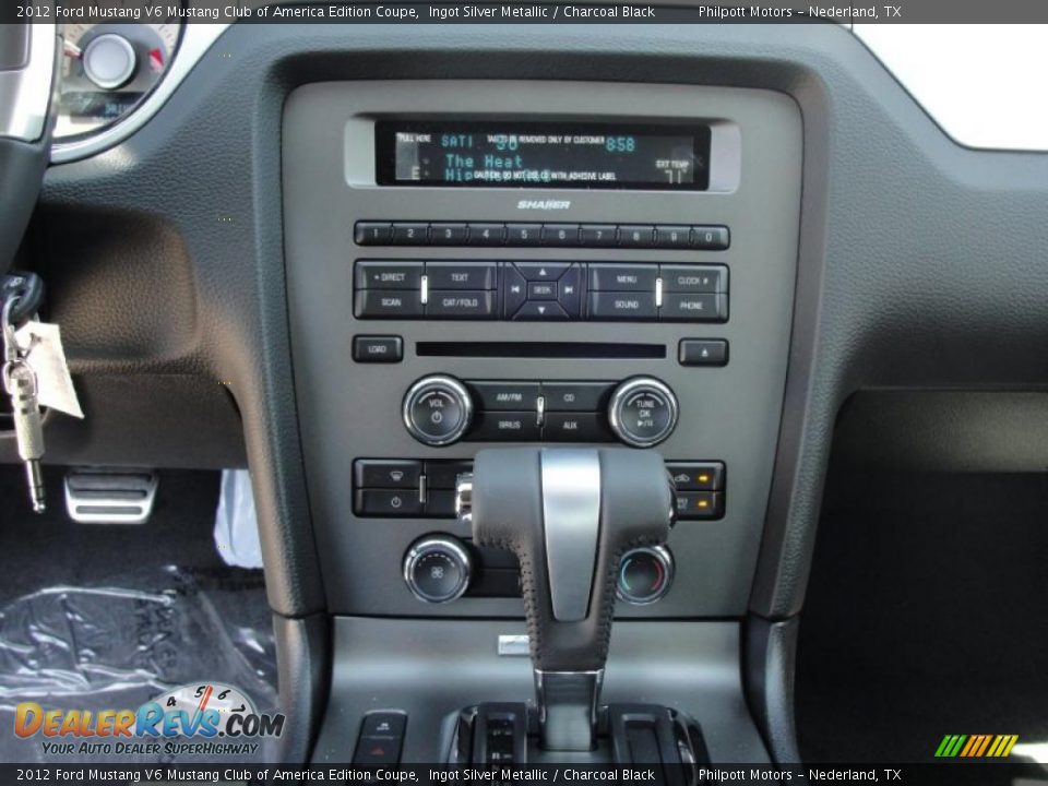 Controls of 2012 Ford Mustang V6 Mustang Club of America Edition Coupe Photo #28