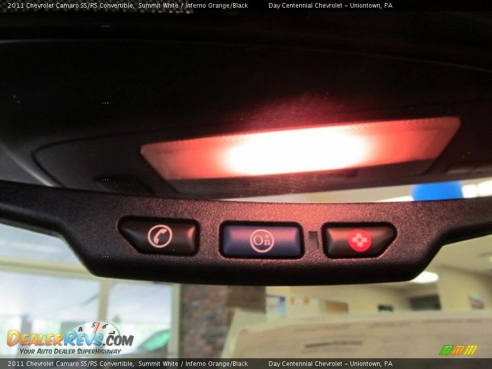 2011 Chevrolet Camaro SS/RS Convertible Summit White / Inferno Orange/Black Photo #18