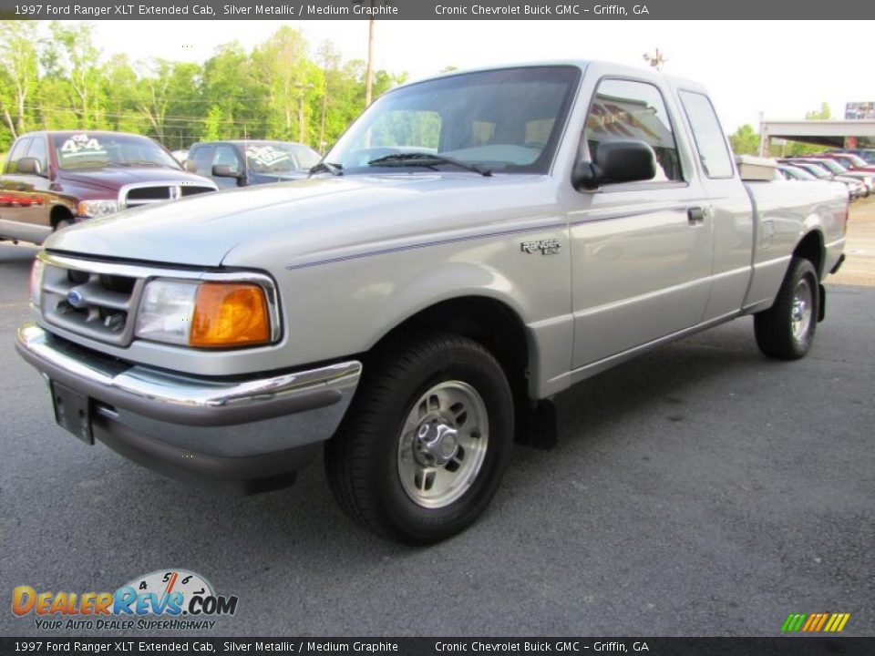 Front 3/4 View of 1997 Ford Ranger XLT Extended Cab Photo #3