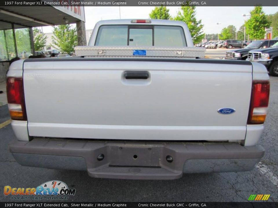 1997 Ford Ranger XLT Extended Cab Silver Metallic / Medium Graphite Photo #6