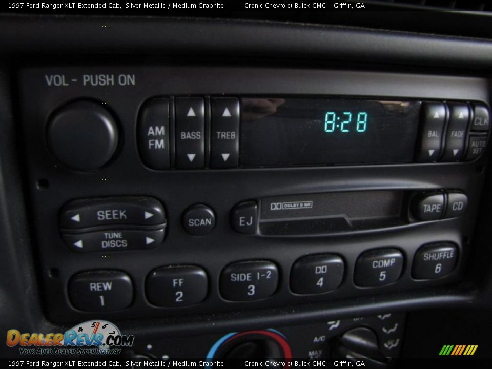 1997 Ford Ranger XLT Extended Cab Silver Metallic / Medium Graphite Photo #16