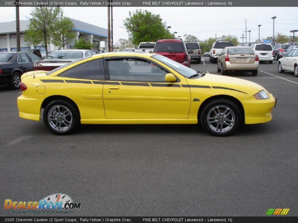Rally Yellow 2005 Chevrolet Cavalier LS Sport Coupe Photo #7