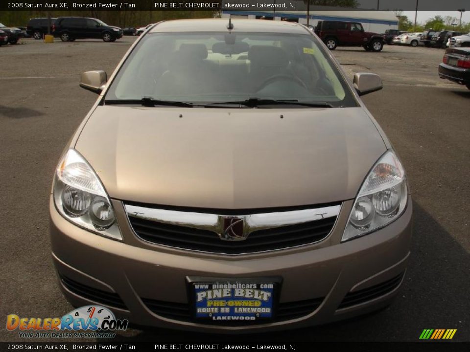 2008 Saturn Aura XE Bronzed Pewter / Tan Photo #2