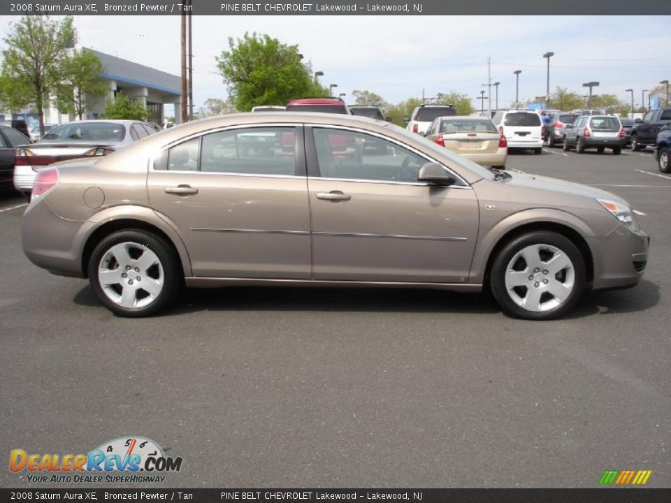 2008 Saturn Aura XE Bronzed Pewter / Tan Photo #7
