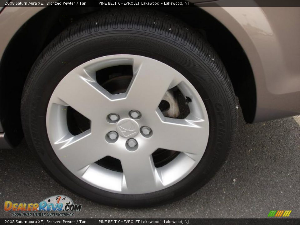 2008 Saturn Aura XE Bronzed Pewter / Tan Photo #8