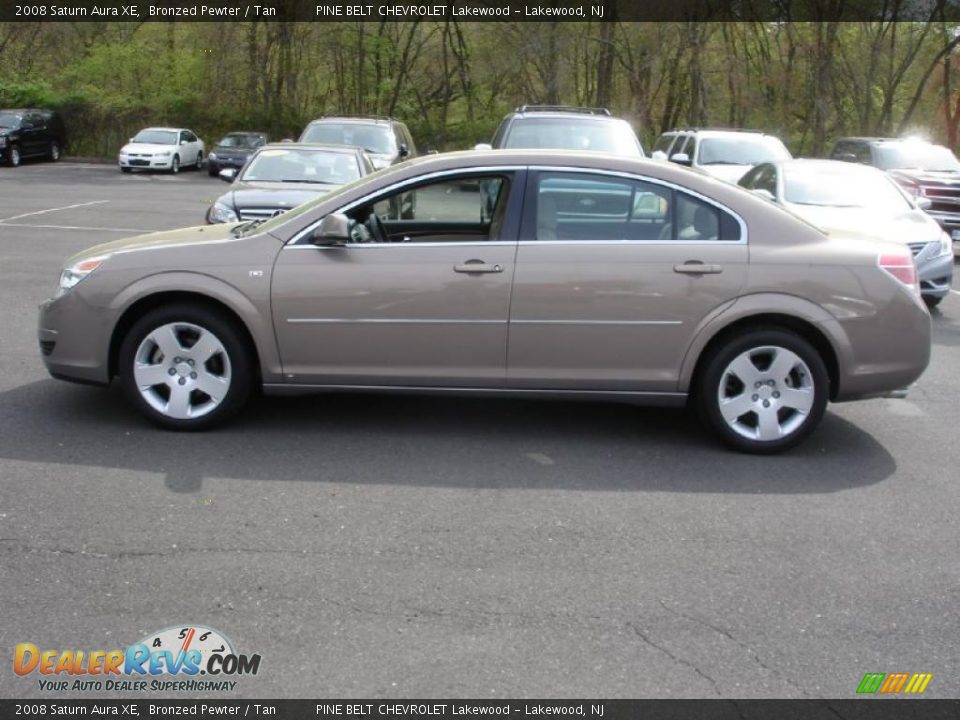 2008 Saturn Aura XE Bronzed Pewter / Tan Photo #9