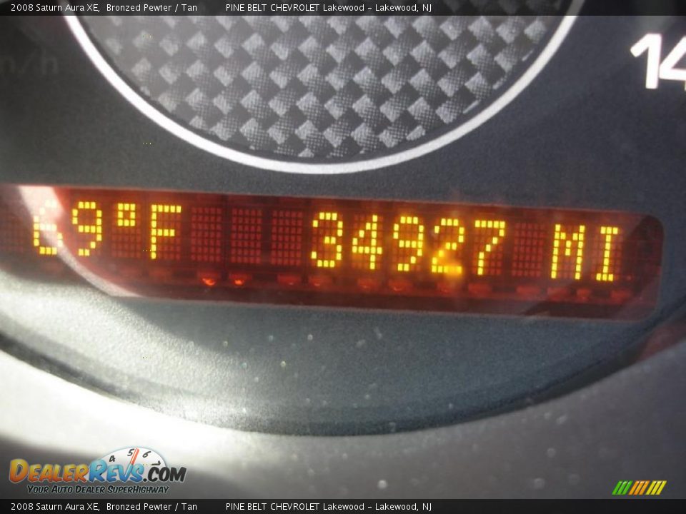 2008 Saturn Aura XE Bronzed Pewter / Tan Photo #14